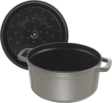 Каструля / жаровня 24 см з кришкою Graphite Grey Staub