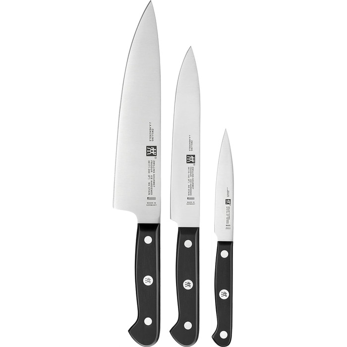 Набір ножів для гурманів, нержавіюча сталь, 3 предмети 38 x 28 x 28 см Gourmet Zwilling