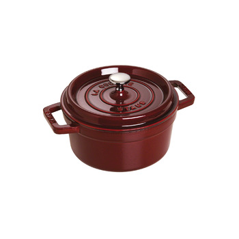 Кокот круглий 22 см, гранатовий Staub