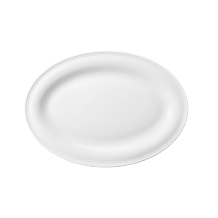 Блюдо сервіровки овальне 25x18 см біле Beat White Seltmann Weiden