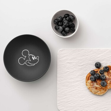 Тарілка для десерту 120 мл чорна Manufacture - Mickey Mouse Villeroy & Boch