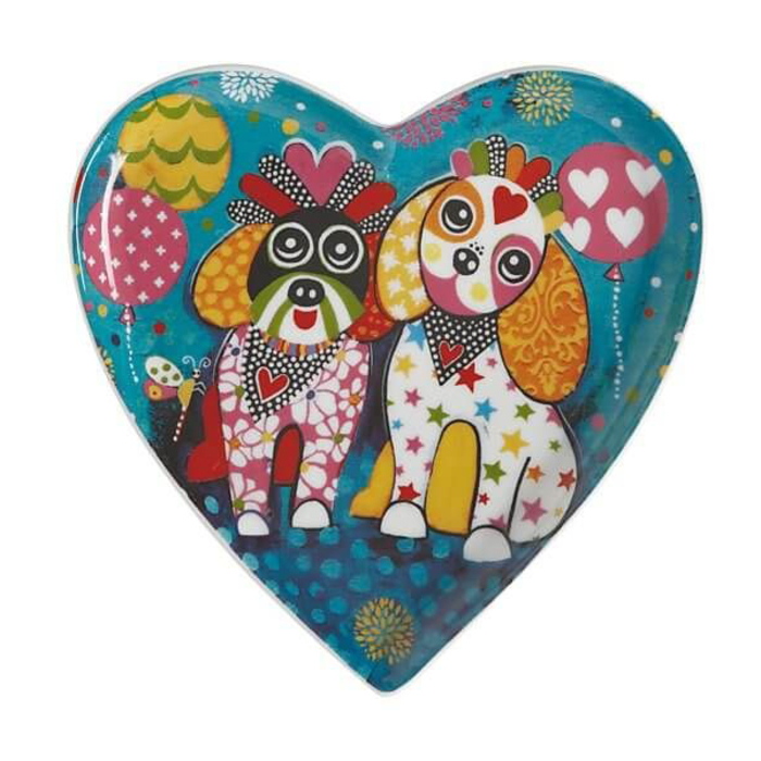 Тарелка десертная Maxwell Williams Oodles of Love LOVE HEARTS, фарфор, диам. 15,5 см