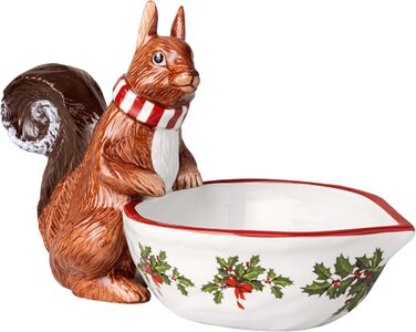 Сервірувальна різдвяна миска 25 см із фігуркою білки Toy's Fantasy Villeroy & Boch