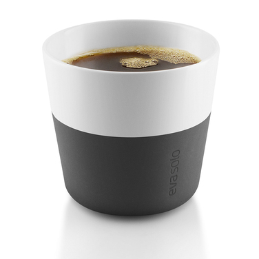 Набір кухлів для лунго 230 мл чорних Caffé Lungo Eva Solo
