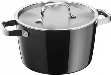 Каструля 22 см Чорна Fusiontec Aromatic WMF