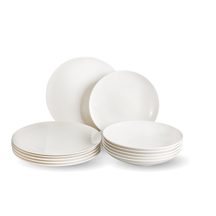 Набір тарілок, 12 предметів, Voice Basic Villeroy & Boch