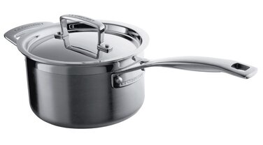 Ківш з кришкою 3Ply 18 см, бордовий Le Creuset