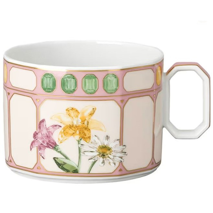 Чашка комбінована 0,35 л з блюдцем, Зефір IDYLLIA Swarovski x Rosenthal
