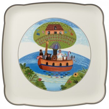 Тарілка 30 см квадратна Charm Breakfast Design Naif Villeroy & Boch