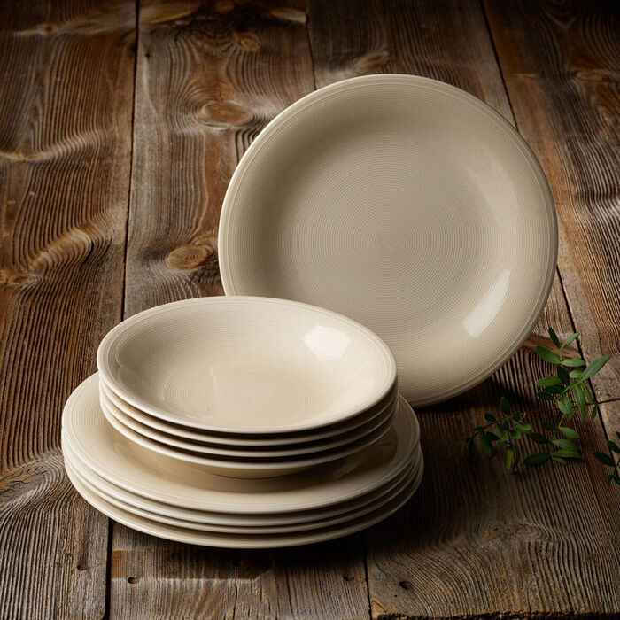 Набір тарілок 8 предметів, пісочний Color Loop Villeroy & Boch