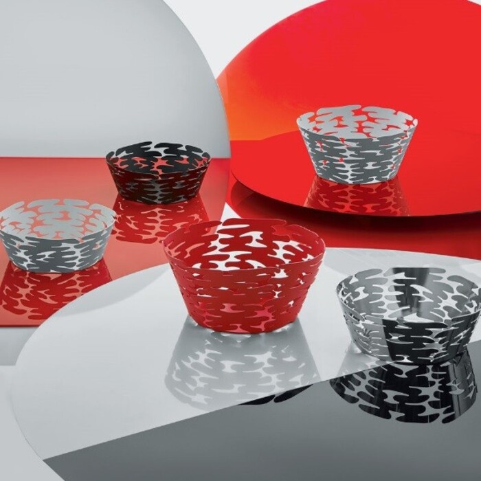 Чаша для фруктів 18х6,5 см металік Barket Alessi