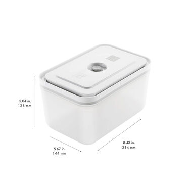 Ланч-бокс вакуумний L, напівпрозорий сірий Fresh & Save Zwilling