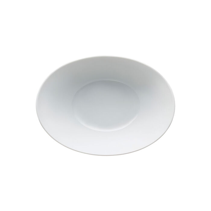 Сервировочное овальное блюдо 24 x 18 см белое Mesh Rosenthal