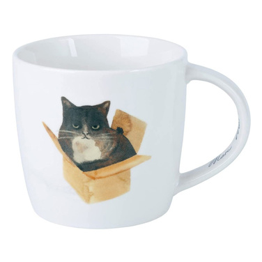 Кружка, фарфор 400 мл. Maxwell & Williams FELINE FRIENDS Cat In A Box