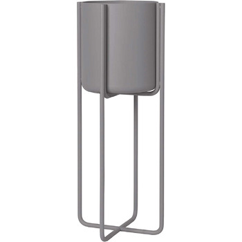 Горщик для рослин з підставкою 55 см Steel Gray Kena Blomus