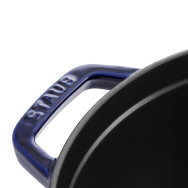 Кокот круглий 22 см, синій Staub