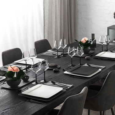 Тарілка 28 см Black/Gray Manufacture Rock Villeroy & Boch