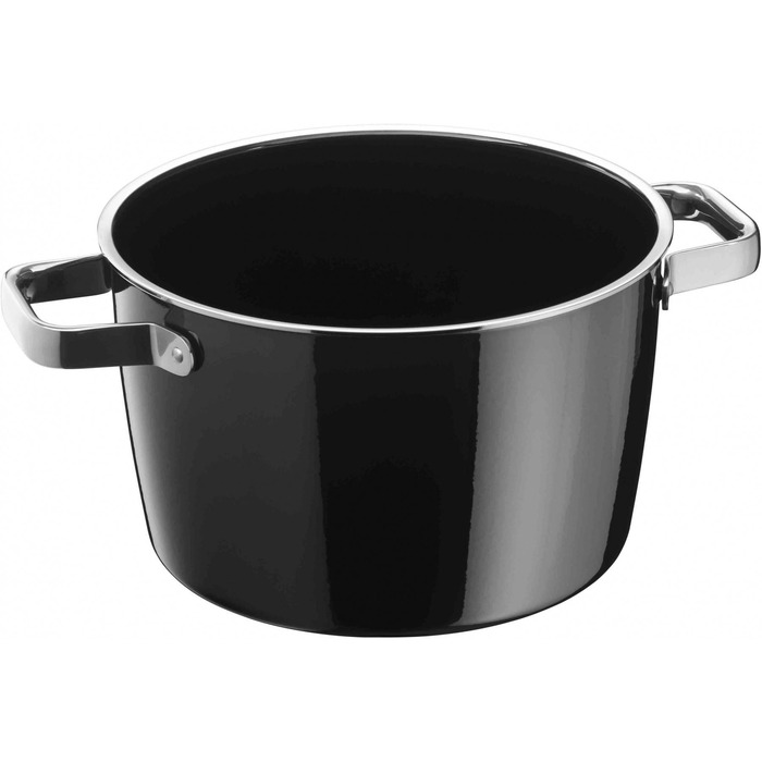 Каструля 22 см Чорна Fusiontec Aromatic WMF