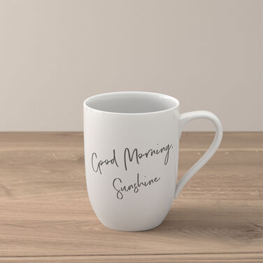 Чашка 340 мл "Good Morning, Sunshine", біла Statement Villeroy & Boch