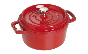 Кокот круглий 22 см, вишневий Staub