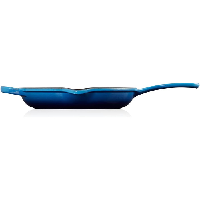 Чавунна сковорода LE CREUSET Signature, кругла, Ø. Для всіх типів плит, вкл. підходить для індукції, 1,93 кг, гранатовий, 20182239490422 (блакитний, 23 см)