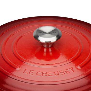 Каструля / жаровня з кришкою 24 см, вишневий Signature Le Creuset