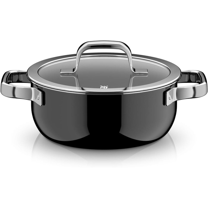Жаровня 20 см зі скляною кришкою, чорний Fusiontec Mineral Pro WMF