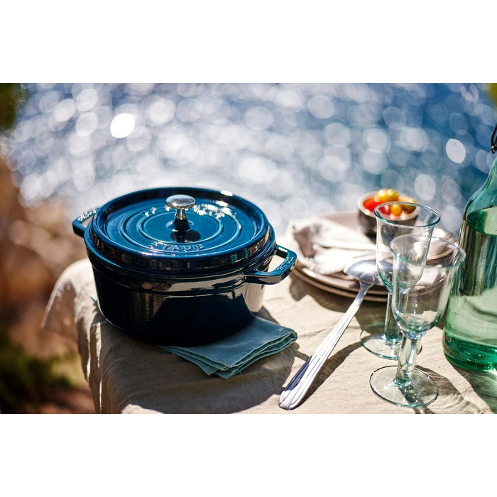 Каструля / жаровня 22 см з кришкою La Mer Staub
