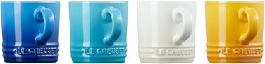 Набір із 4 чашок для еспресо 100 мл, різнокольоровий Riviera Le Creuset