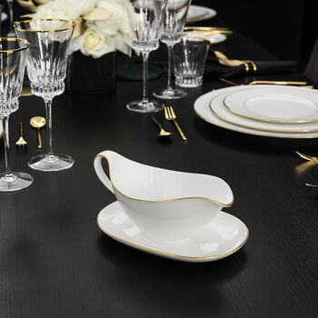 Соусник 440 мл з блюдцем Anmut Gold Villeroy & Boch