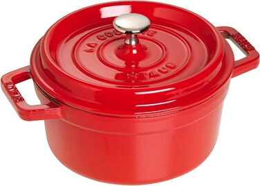 Кокот круглий 20 см, вишневий Staub