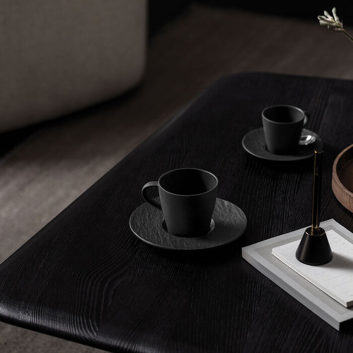 Чашка для кави 220 мл Black/Gray Manufacture Rock Villeroy & Boch