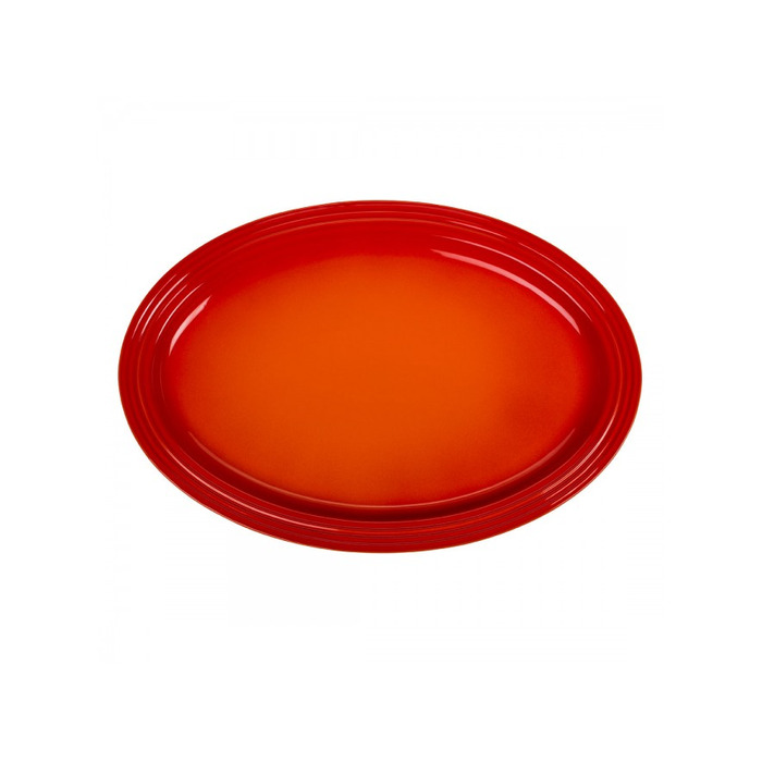 Блюдо сервіровки овальне 46 см, помаранчеве Flame Le Creuset