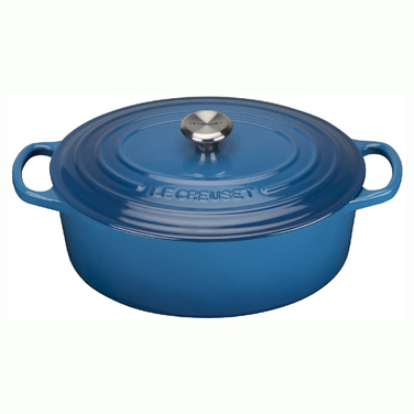 Гусятница / жаровня з кришкою 27 см, синій Le Creuset