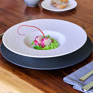 Тарілка для пасти 29 см blanc Rock Manufacture Villeroy & Boch