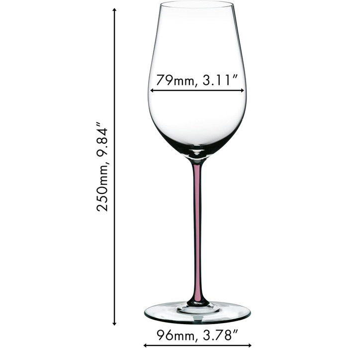 Келих для вина 409 мл бузковий Fatto a Mano Riesling/Zinfandel, Riedel