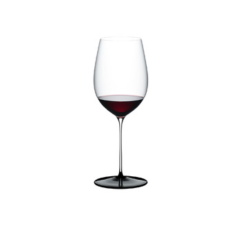 Келих для вина 953 мл чорна основа Fatto a Mano Black Tie Bordeaux Grand Cru, Riedel