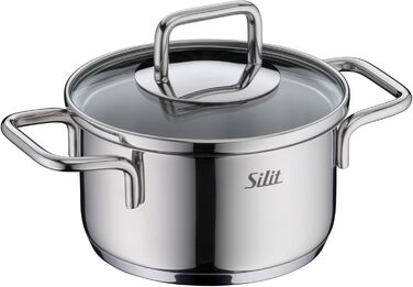 Набор из 4 мини-кастрюль со стеклянными крышками Extra Cook Mini Silit