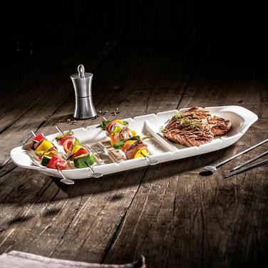 Блюдо сервіровки XL з відділом для шпаг 52 х 22 см BBQ Passion Villeroy & Boch