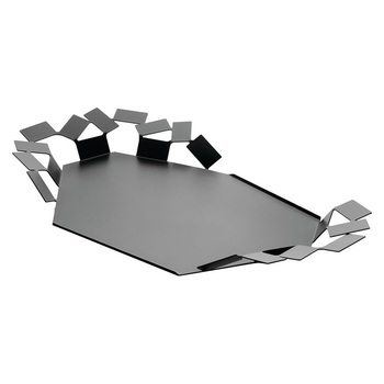 Піднос 35x5,5x60 см чорний Scirocco Alessi