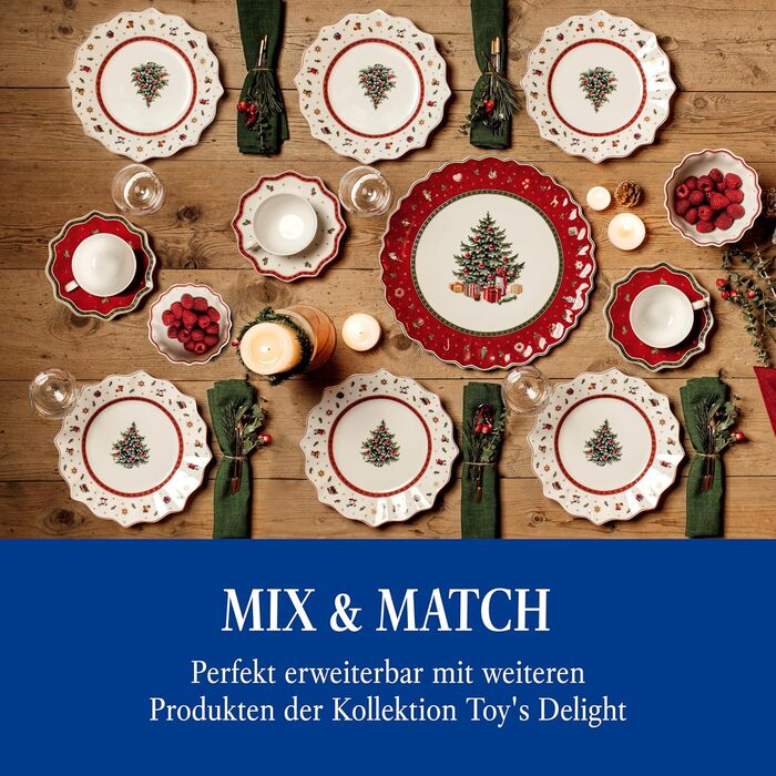 Різдвяний обідній сервіз на 4 персони, 12 предметів Toy's Delight Villeroy & Boch