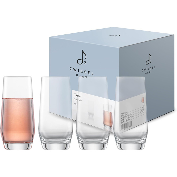 Склянка для лонгдринків 0,54 л, набір 4 предмети Pure Zwiesel Glas
