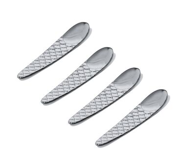 Набір ложок для ікри 9 см 4 предмета Colombina Fish Alessi