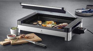 Електричний настільний гриль 2200 Вт із скляною кришкою Lono WMF