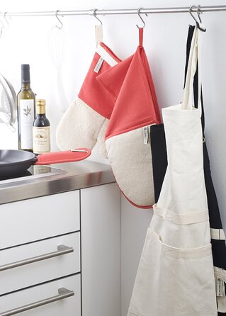 Прихватка/Рукавиці для духовки червона Klassik Le Creuset