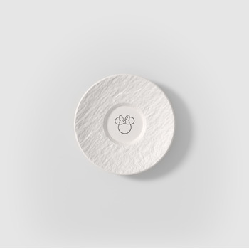 Блюдце до чашки для еспресо 12 см біле Manufacture - Mickey Mouse Villeroy & Boch