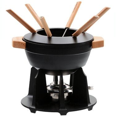 Набір для фондю на 6 персон, 2,1 л, чорний Le Creuset
