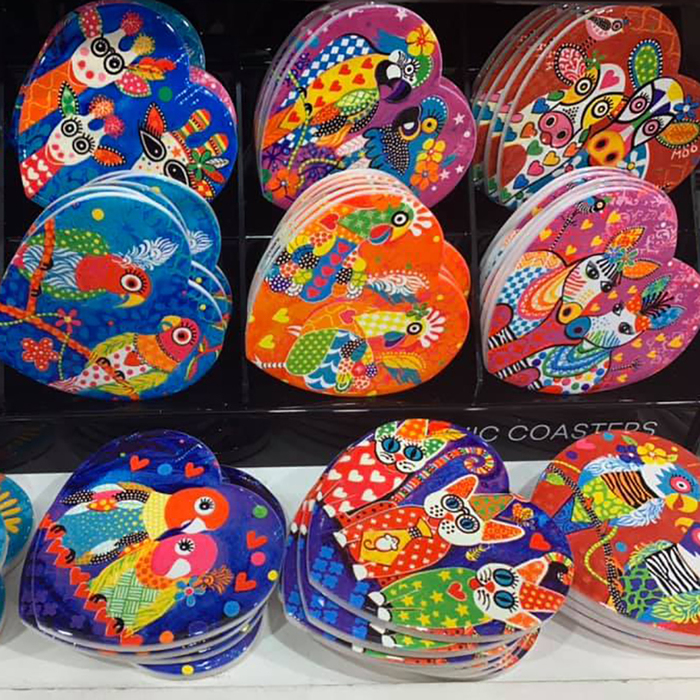 Підставка під чашку Maxwell Williams Araras LOVE HEARTS, кераміка, 10 х 9,5 см