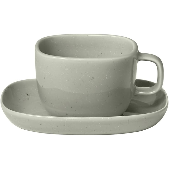 Чашка для кофе 200 мл с блюдцем, Mirage Gray VAHLO Blomus