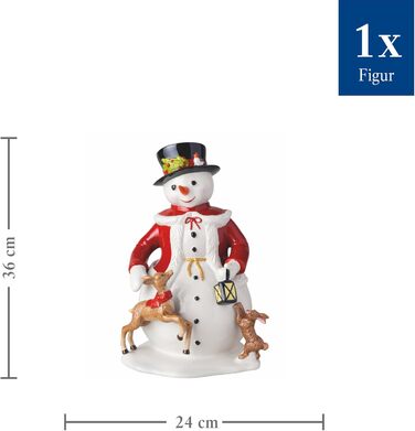 Різдвяна фігурка Сніговик 24 х 36 см Christmas Toys Villeroy & Boch